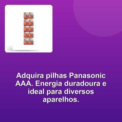 Panasonic Pilha Alcalina Aaa Lr03 × 20 - Bli -20