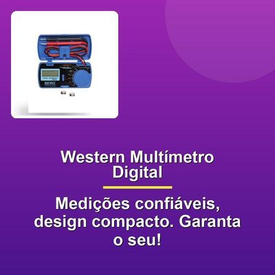 Multímetro Digital Western De Bolso