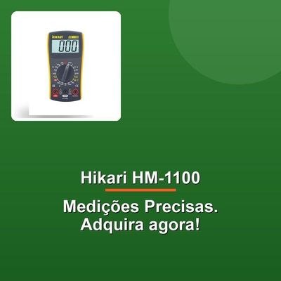 Multímetro Digital Hikari Hm-1100 Cat Iii