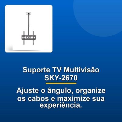 Multivisão Suporte Tv Sky-2670 26-70 Preto