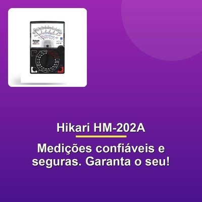 Multímetro Analógico Hikari Hm-202a
