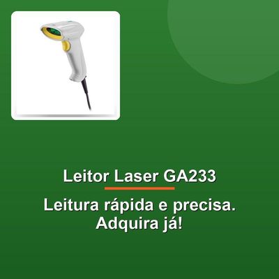 Leitor De Codigo De Barras Laser 1d Ga233