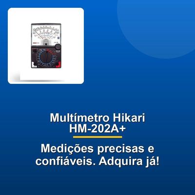 Multímetro Analógico Hikari Hm-202a+