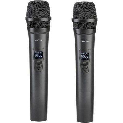 Microfone Sem Fio Duplo Vokal Vlr5-02 Plus
