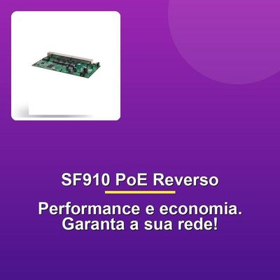 Intelbras Switch 8p Sf910 Poe Reverso