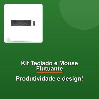 Kit Teclado E Mouse Sem Fio Teclas Flutuantes Tc251