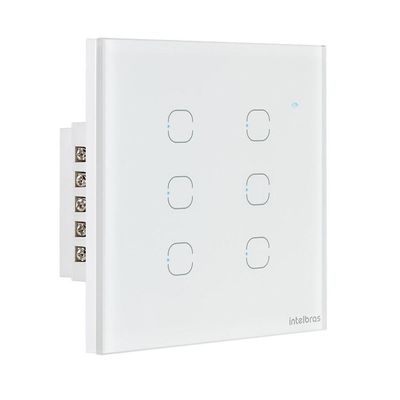 Interruptor Smart Wi-fi Touch 6 Teclas Branco Ews 1006