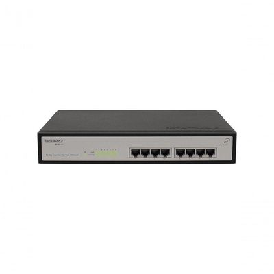 Intelbras Switch 8p Sf802af 10-100 Mbps Poe Ativo