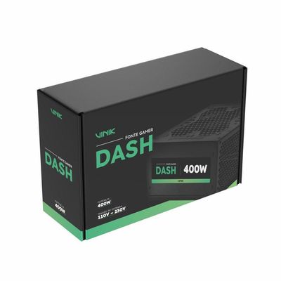 Fonte Gamer Vinik Dash 400w Preto Vfg400wpv3