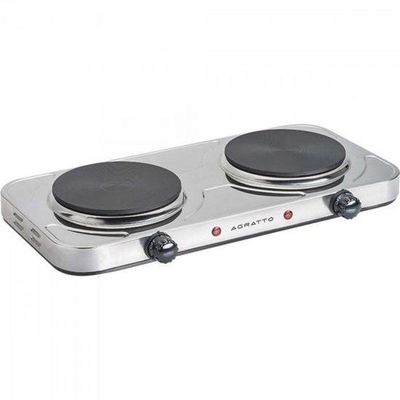 Fogão Elétrico Mesa Agratto Fm01 Cinza 110V