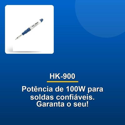 Ferro De Soldar Gás Hikari Hk-900 100w