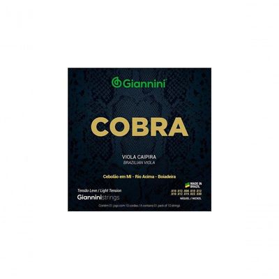 Encordoamento Viola Aço Tensão Leve