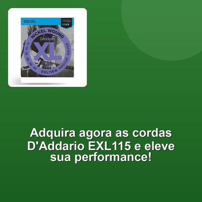 Encordoamento Guitarra .011-.049 D Addario Corda Extra