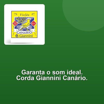 Corda Violão Giannini Nylon Canário Bolinha