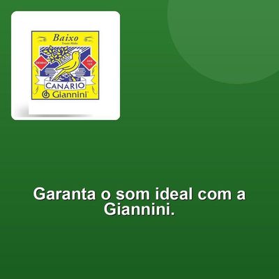 Corda Giannini Contrabaixo 0.40-0.125 Super Leve Pct -1