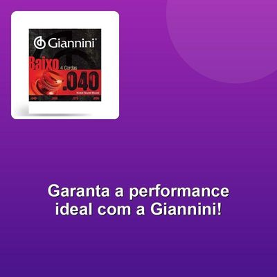 Corda Giannini Contrabaixo 0.040 Leve
