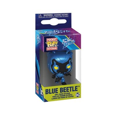 Chaveiro Pop Blue Beetle Besouro Azul
