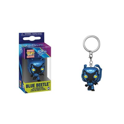 Chaveiro Pop Blue Beetle Besouro Azul