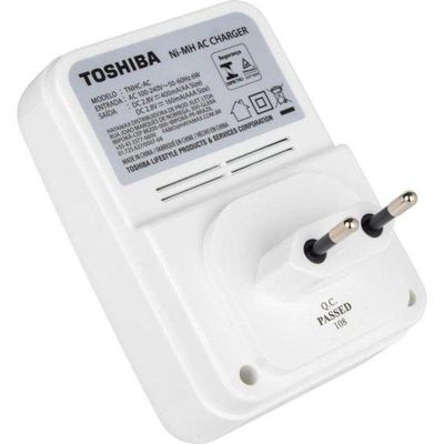 Carregador De Pilhas Toshiba 4x Aa-2600mah