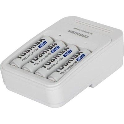 Carregador De Pilhas Toshiba 4x Aa-2600mah