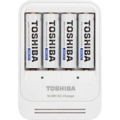 Carregador De Pilhas Toshiba 4x Aa-2600mah