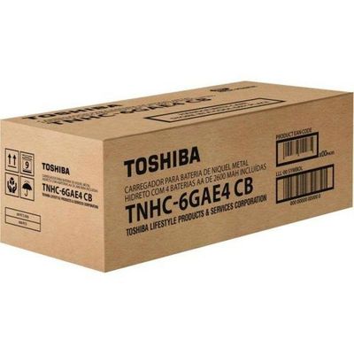 Carregador De Pilhas Toshiba 4x Aa-2600mah