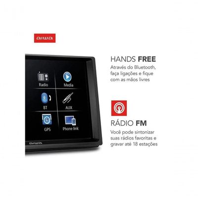 Central Multimídia Aiwa Ca-dd-01 4x25w