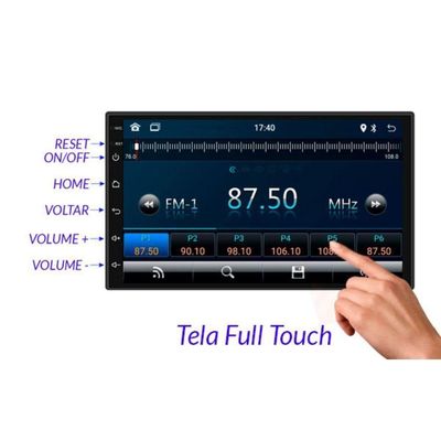 Central Multimídia Roadstar Android Carplay 7 Rs815br