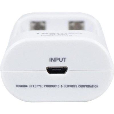 Carregador De Pilha Usb Toshiba 4 Pilhas Aa