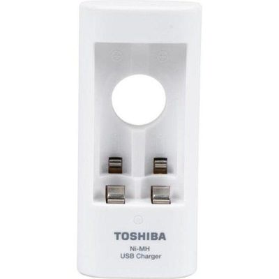 Carregador De Pilha Usb Toshiba 4 Pilhas Aa