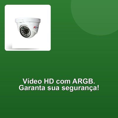 Camera Dome Fbr Pp Ir 720p 2.8mm Cvi Tvi Ahd