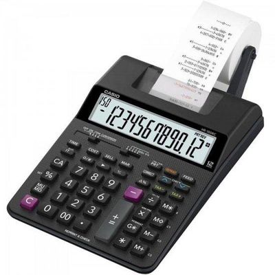 Calculadora Com Bobina Casio Hr-100rc 12 Dígitos Preta