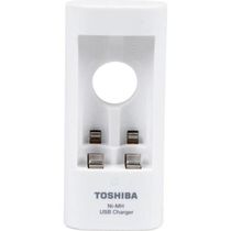 Carregador De Pilha Usb Toshiba 2 Pilhas Aa