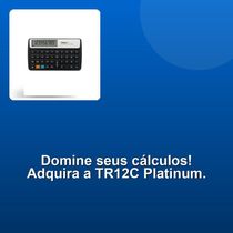 Calculadora Financeira Truly Tr12c Platinum Algébrica