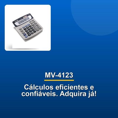 Calculadora Mesa Mv-4123 12 Dígitos