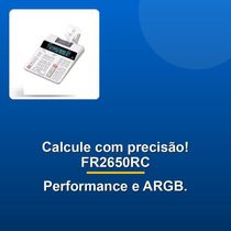 Calculadora Com Bobina Casio Fr2650rc 12 Dígitos Branca
