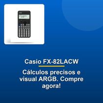 Calculadora Científica Casio Fx-82lacw Classwiz Preta