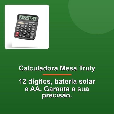 Calculadora Mesa Truly 836b-12 12 Dígitos