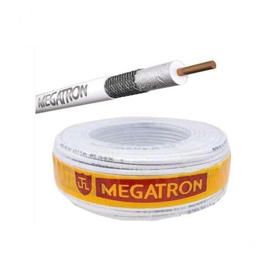 Caixa Cabo Coaxial Rf 0,4-2,5 Dbl + 2x26awg 100m Branco