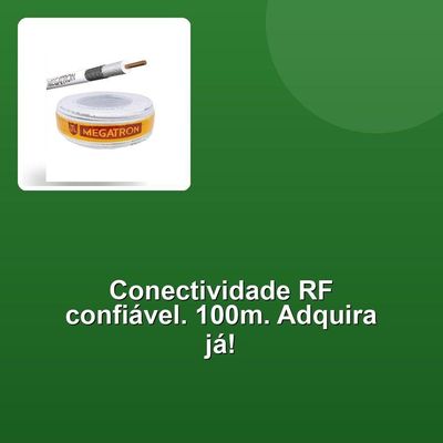 Caixa Cabo Coaxial Rf 0,4-2,5 Dbl + 2x26awg 100m Branco