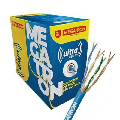 Cabo Ultra Cftv 4p Branco 300m - Cx -300