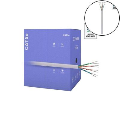 Cabo Rede Cat5e Fortrek Fk500c Cmx Cinza - Cx -305