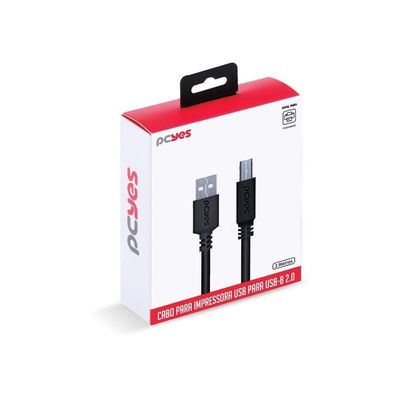Cabo Usb 2.0 A Macho × Usb B Macho 3m