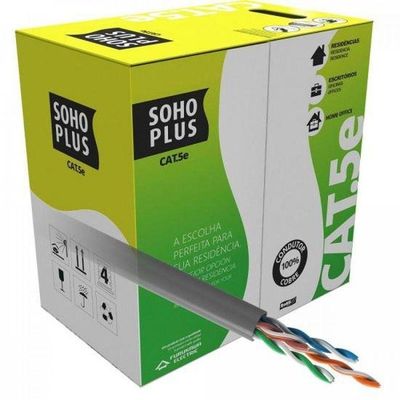 Cabo Rede Cat.5e Furukawa Cmx 305m Cinza - Cx -305