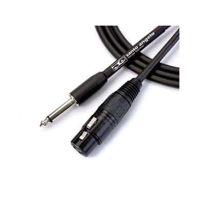 Cabo Microfone Ninja Hg 0,20mm P10-xlr 25ft Preto