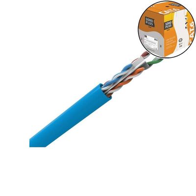Cabo Lan U-utp 24awg Cat.6 Cmx 305m Azul 23400174