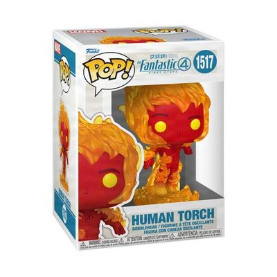 Boneco Funko Pop Marvel Quarteto Fantástico Tocha Humana