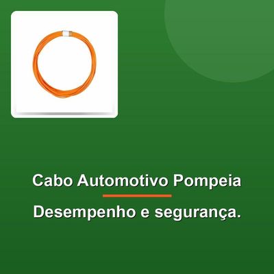 Cabo Automotivo Pompeia 0,50mm² 300v Laranja