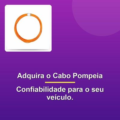 Cabo Automotivo Pompeia 0,50mm² 300v Laranja