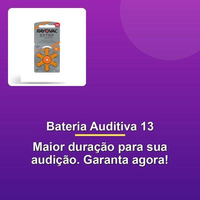 Bateria Auditiva Tamanho 13 C- 6 Unid.